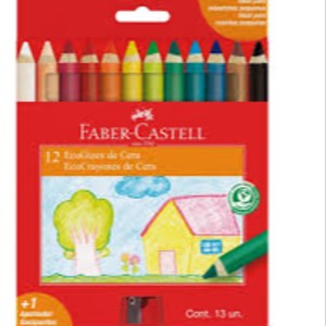 ECOGIZ DE CERA C/12  FABER CASTELL