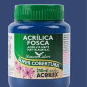 TINTA ACRILICA FOSCA 250ML AZUL